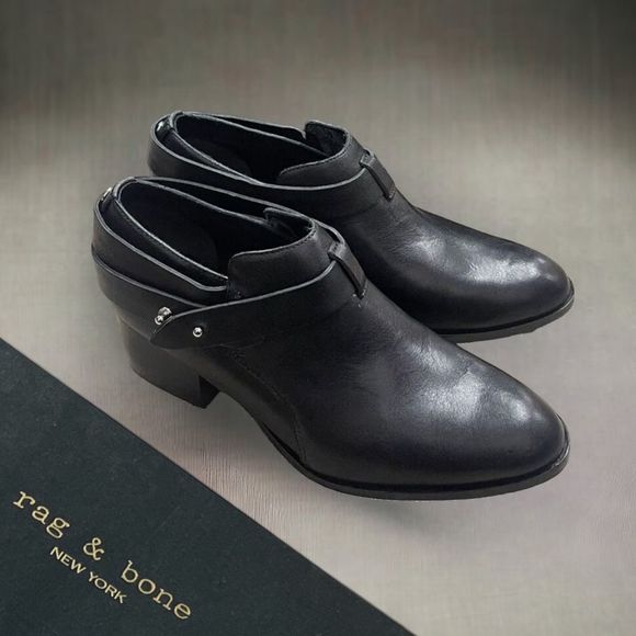 Rag & Bone Harley Boot in Black - Picture 15 of 15